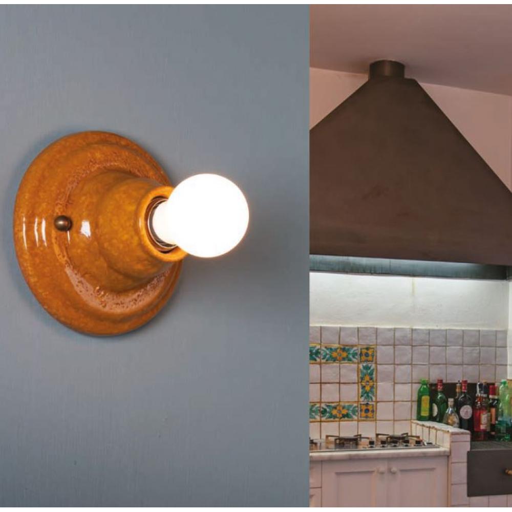 teglaszinu narancssarga keramia mediterran spot lampa vilagitas fali lampa country vintage provence olasz kezzel festett szines lakas haz.jpg